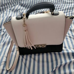Forever 21 Black and Cream Satchel
